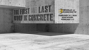 We are ready for World of Concrete 2020!